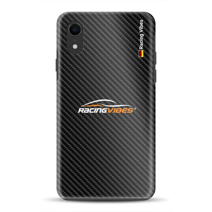Carbon Style mit Logo Upload – Custodia premium personalizzata per iPhone