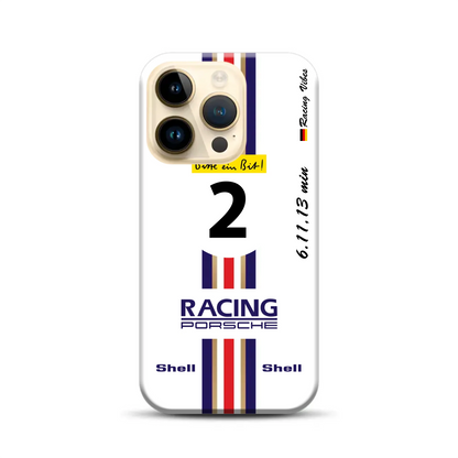 956K #2 Bellof Rekordrunde Nordschleife 1983 Livery – Custodia premium personalizzata per iPhone