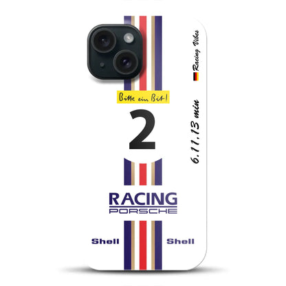 956K #2 Bellof Rekordrunde Nordschleife 1983 Livery – Custodia premium personalizzata per iPhone