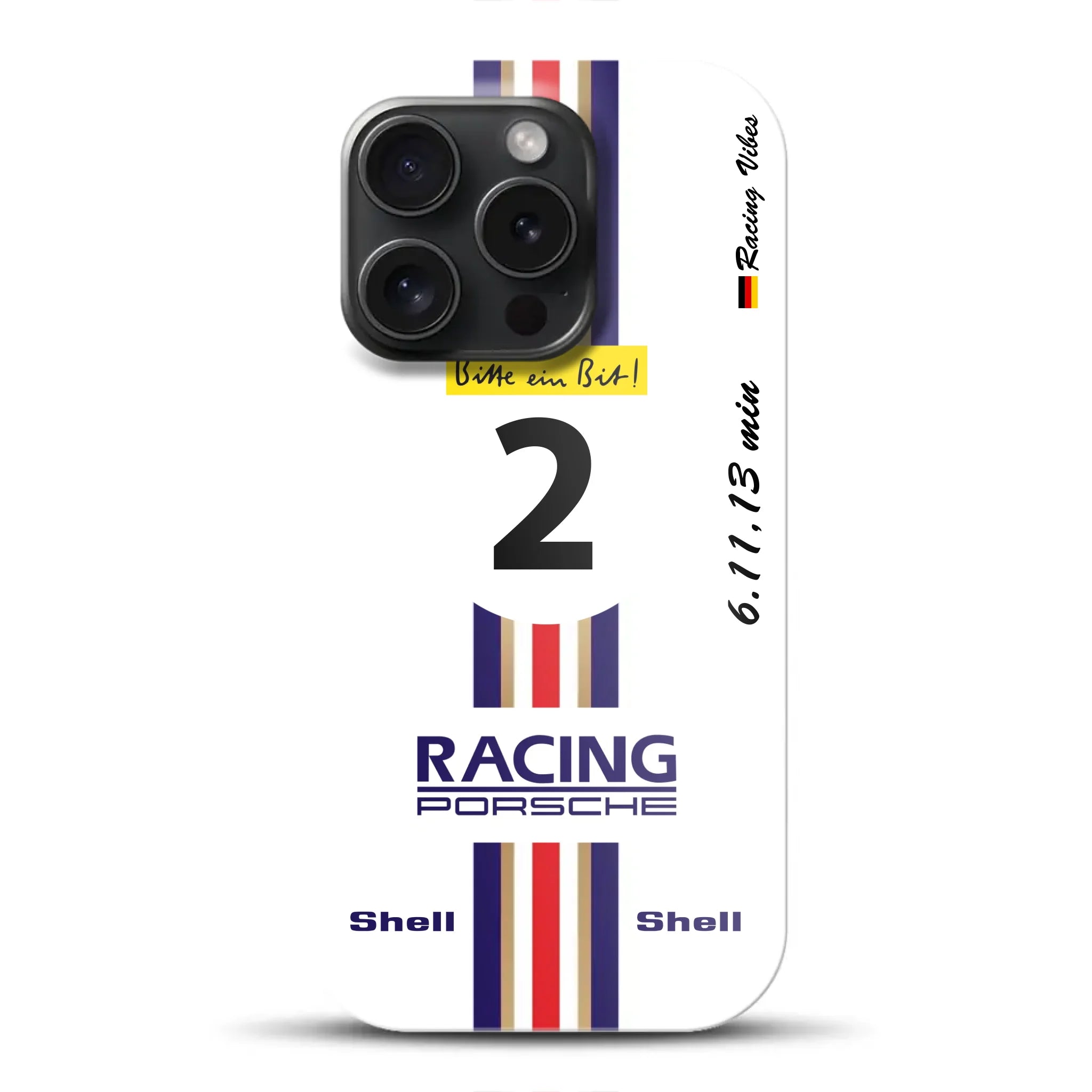 956K #2 Bellof Rekordrunde Nordschleife 1983 Livery – Custodia premium personalizzata per iPhone