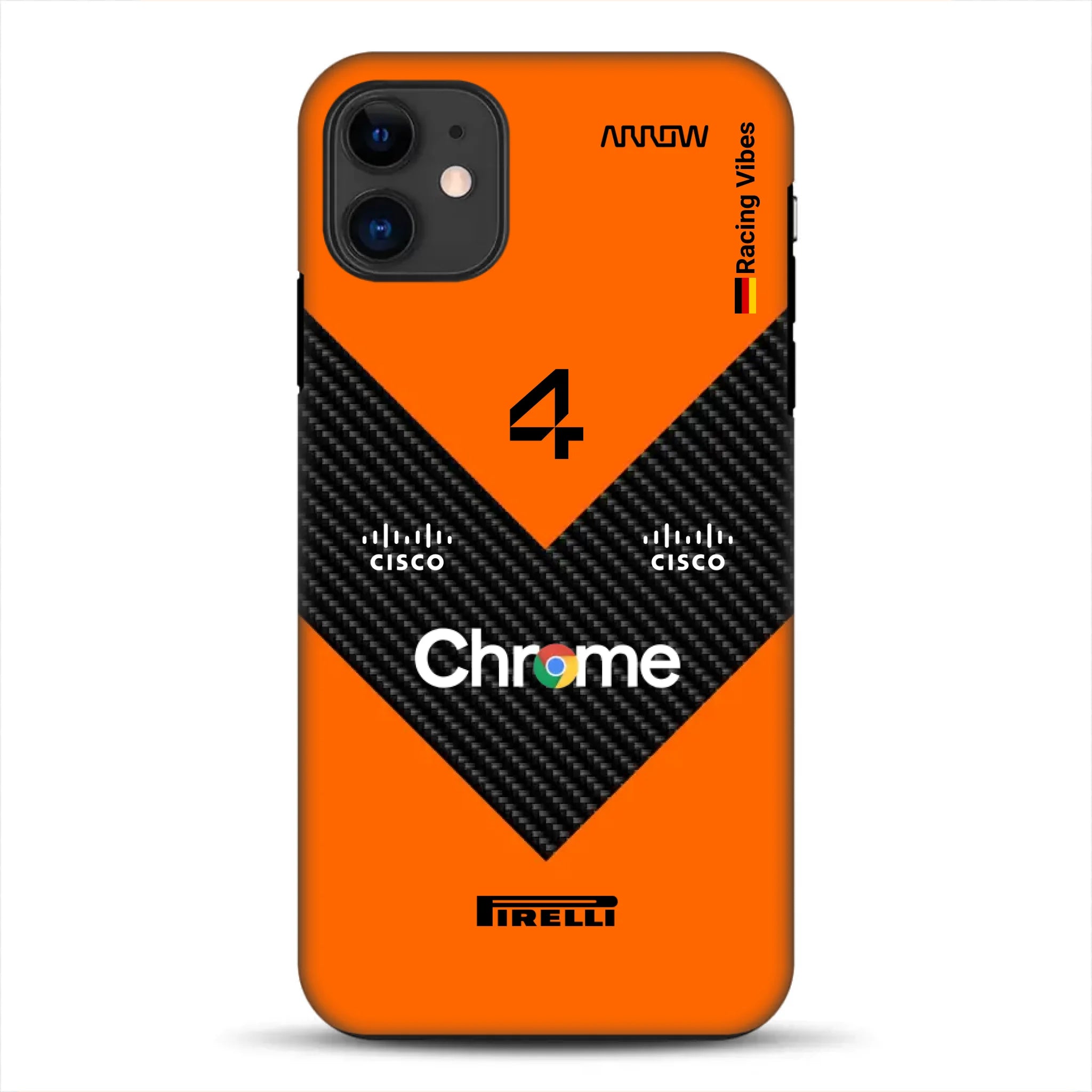 McL F1 2025 MCL39 Livery – Custodia premium personalizzata per iPhone