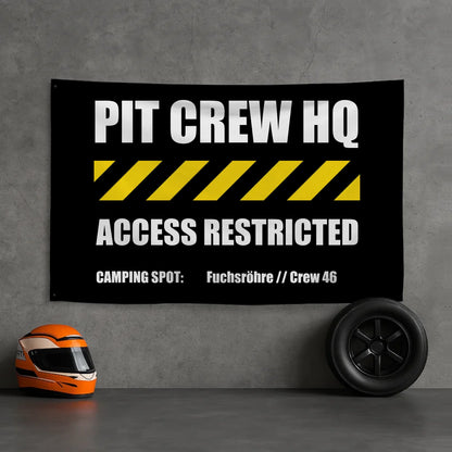 Pit Crew HQ - Personnalisé flag