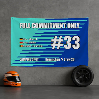 Full Commitment – Falken - Custom flag