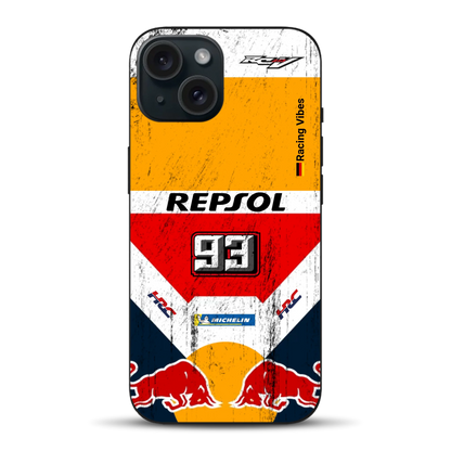 RC213V MotoGP Marc Márquez 2019 Champion Livery - Individuelle Handyhülle für iPhone