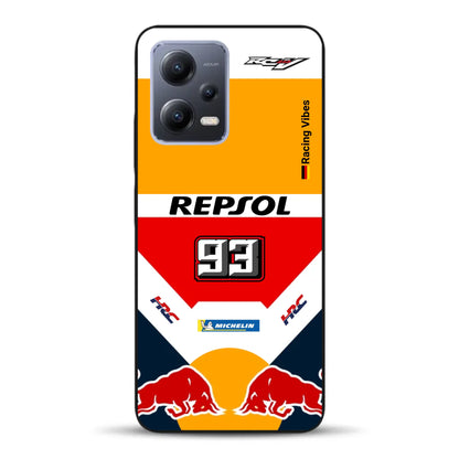 RC213V MotoGP Marc Márquez 2019 Champion Livery - Custodia per cellulare personalizzata per Xiaomi