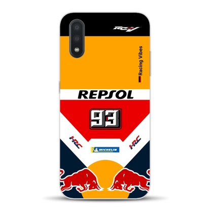 RC213V MotoGP Marc Márquez 2019 Champion Livery - Custodia per cellulare personalizzata per Samsung
