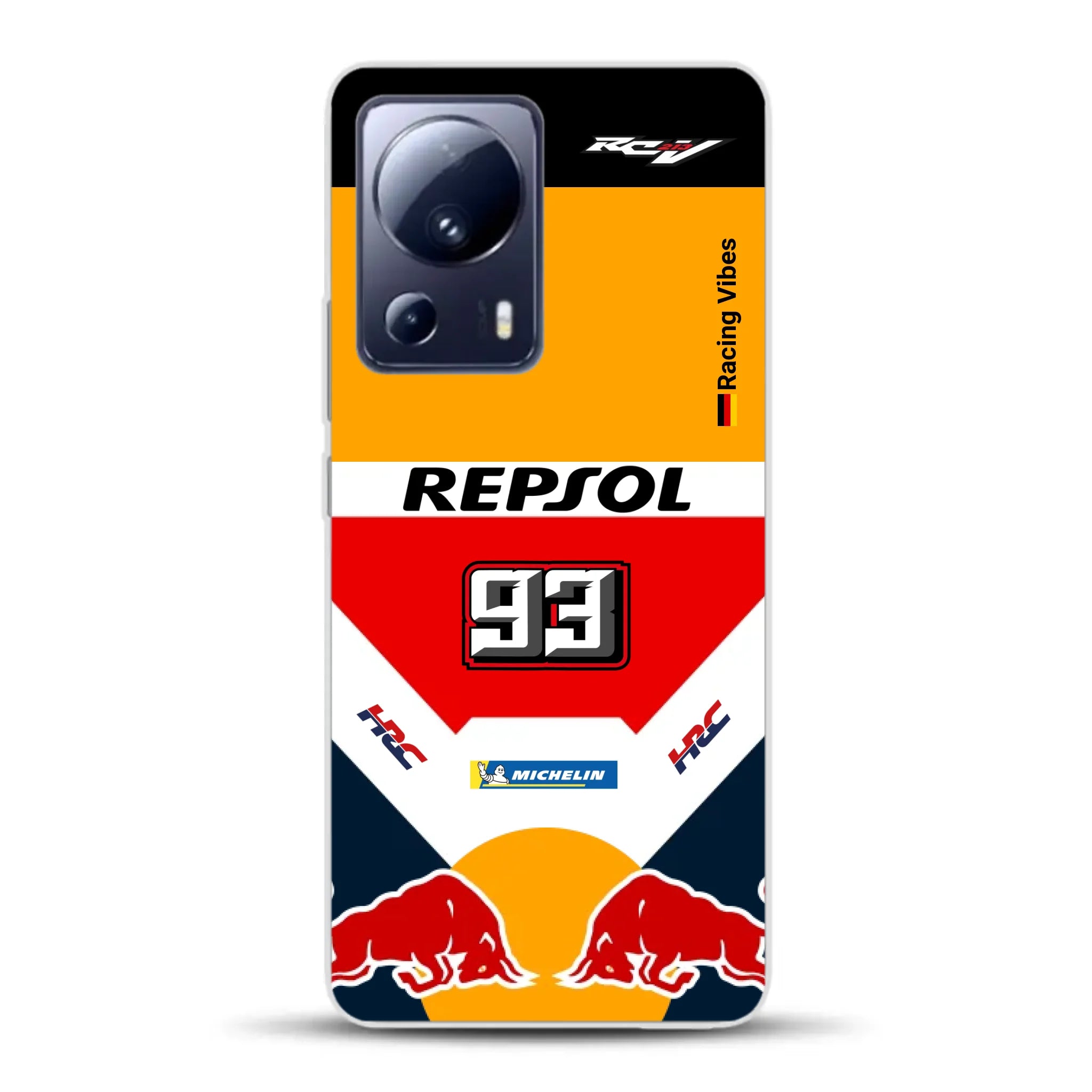 RC213V MotoGP Marc Márquez 2019 Champion Livery - Custodia per cellulare personalizzata per Xiaomi