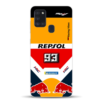RC213V MotoGP Marc Márquez 2019 Champion Livery - Custodia per cellulare personalizzata per Samsung