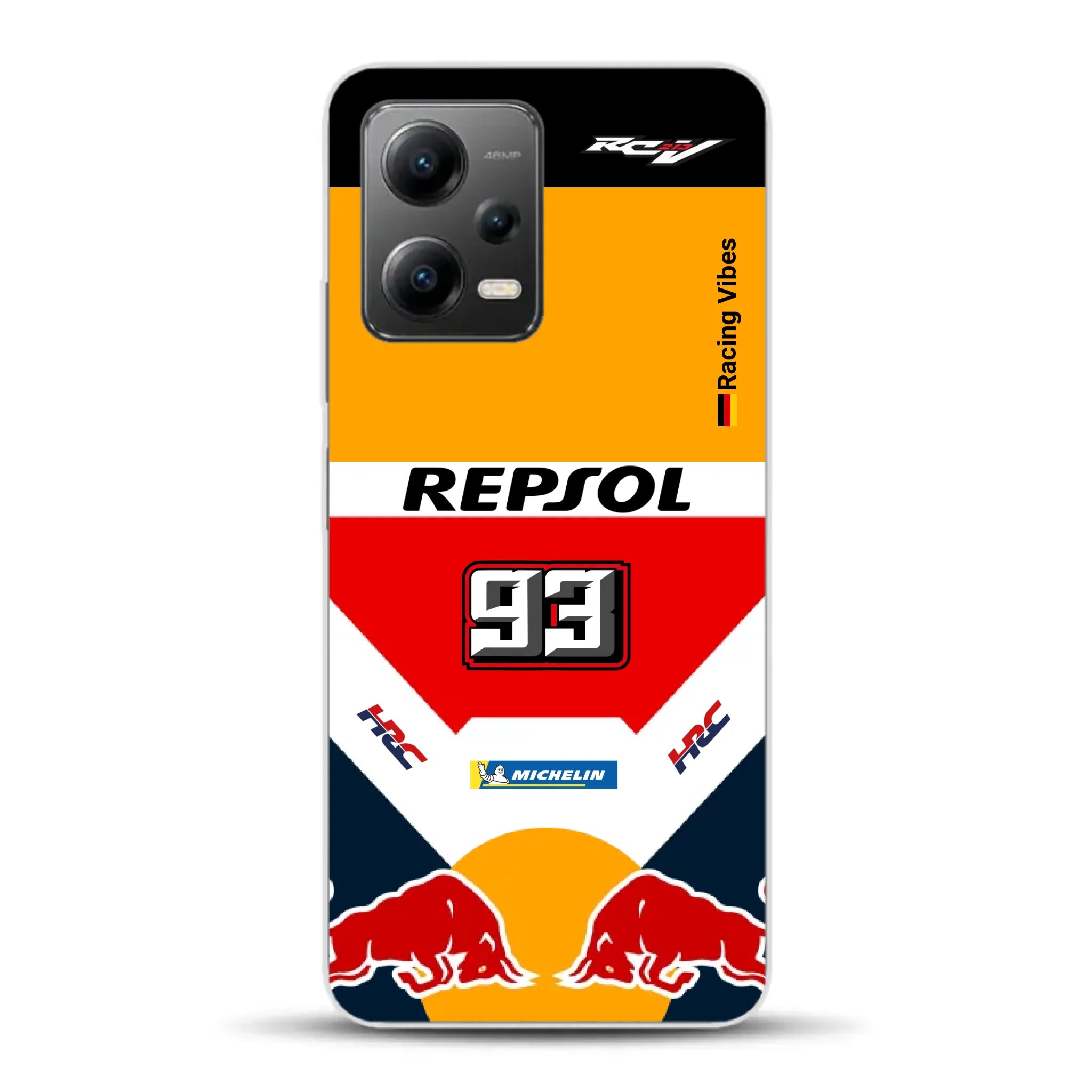 RC213V MotoGP Marc Márquez 2019 Champion Livery - Custodia per cellulare personalizzata per Xiaomi