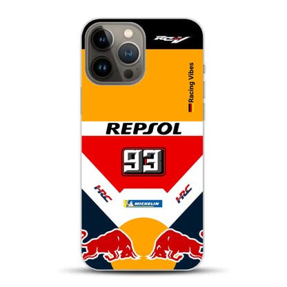 RC213V MotoGP Marc Márquez 2019 Champion Livery - Individuelle Handyhülle für iPhone