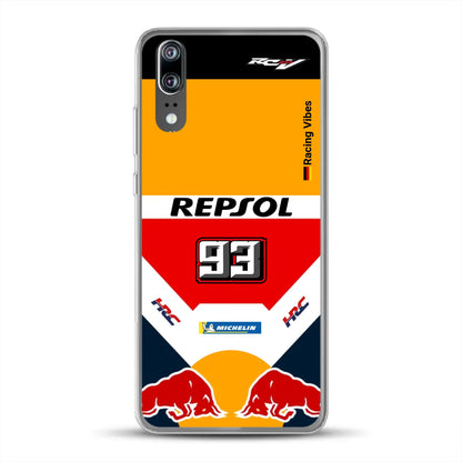 RC213V MotoGP Marc Márquez 2019 Champion Livery - Individuelle Handyhülle für Huawei