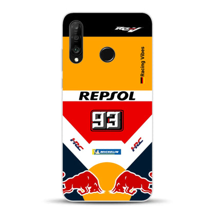 RC213V MotoGP Marc Márquez 2019 Champion Livery - Individuelle Handyhülle für Huawei