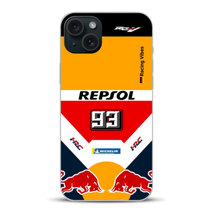 RC213V MotoGP Marc Márquez 2019 Champion Livery - Individuelle Handyhülle für iPhone