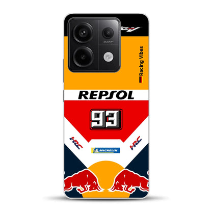 RC213V MotoGP Marc Márquez 2019 Champion Livery - Custodia per cellulare personalizzata per Xiaomi