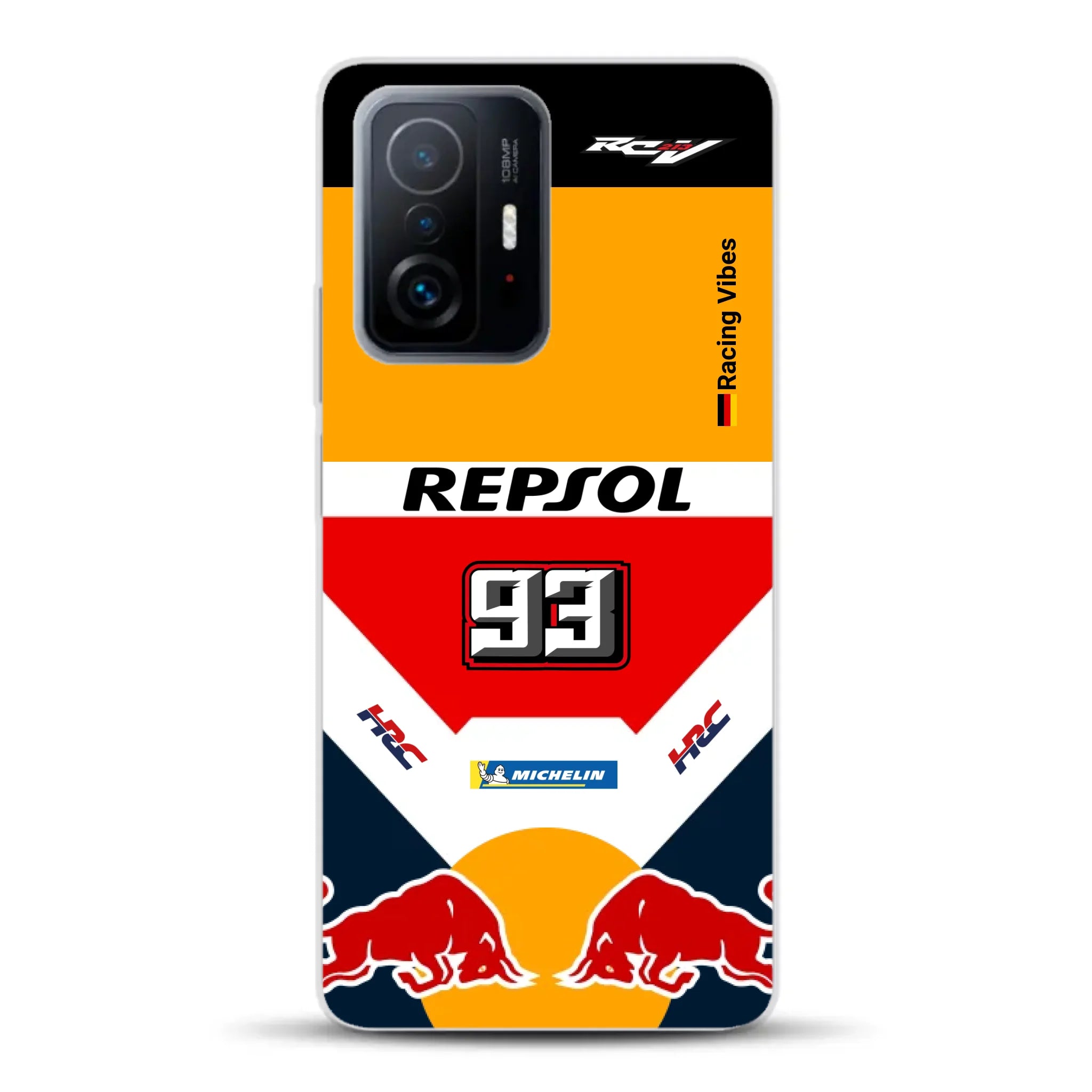 RC213V MotoGP Marc Márquez 2019 Champion Livery - Custodia per cellulare personalizzata per Xiaomi