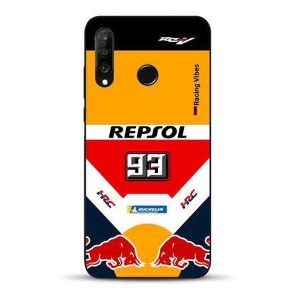 RC213V MotoGP Marc Márquez 2019 Champion Livery - Individuelle Handyhülle für Huawei