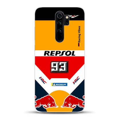 RC213V MotoGP Marc Márquez 2019 Champion Livery - Custodia per cellulare personalizzata per Xiaomi