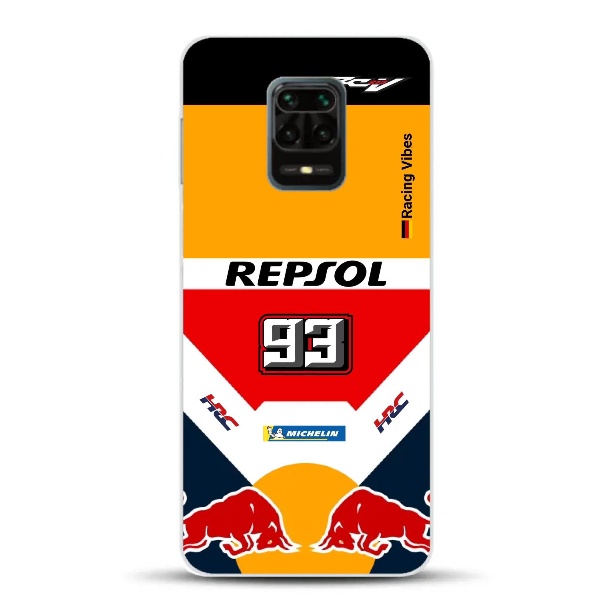 RC213V MotoGP Marc Márquez 2019 Champion Livery - Custodia per cellulare personalizzata per Xiaomi