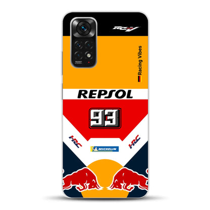 RC213V MotoGP Marc Márquez 2019 Champion Livery - Custodia per cellulare personalizzata per Xiaomi