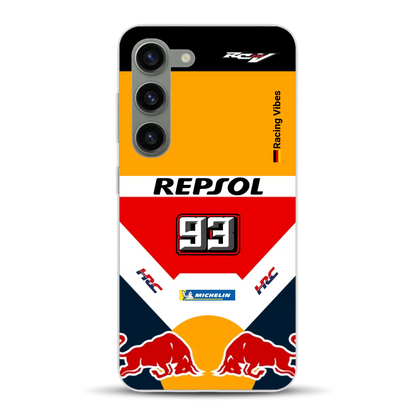 RC213V MotoGP Marc Márquez 2019 Champion Livery - Custodia per cellulare personalizzata per Samsung