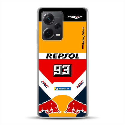 RC213V MotoGP Marc Márquez 2019 Champion Livery - Custodia per cellulare personalizzata per Xiaomi
