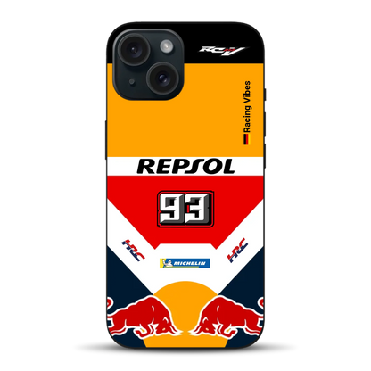 RC213V MotoGP Marc Márquez 2019 Champion Livery - Individuelle Handyhülle für iPhone