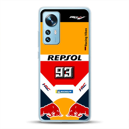 RC213V MotoGP Marc Márquez 2019 Champion Livery - Custodia per cellulare personalizzata per Xiaomi