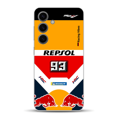 RC213V MotoGP Marc Márquez 2019 Champion Livery - Custodia per cellulare personalizzata per Samsung