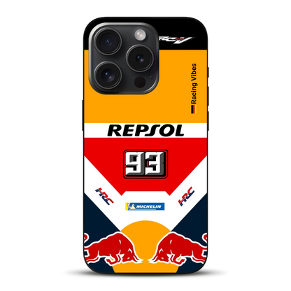 RC213V MotoGP Marc Márquez 2019 Champion Livery - Individuelle Handyhülle für iPhone