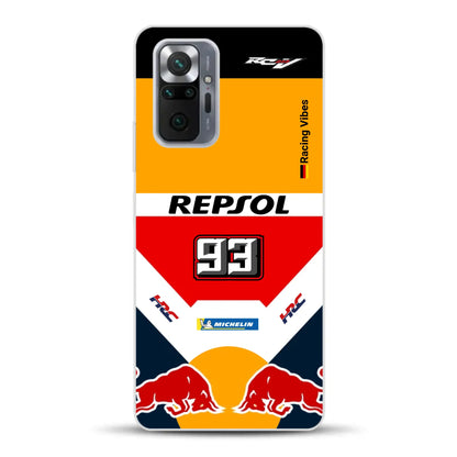 RC213V MotoGP Marc Márquez 2019 Champion Livery - Custodia per cellulare personalizzata per Xiaomi