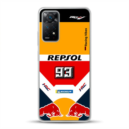RC213V MotoGP Marc Márquez 2019 Champion Livery - Custodia per cellulare personalizzata per Xiaomi