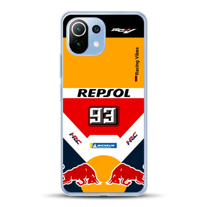 RC213V MotoGP Marc Márquez 2019 Champion Livery - Custodia per cellulare personalizzata per Xiaomi