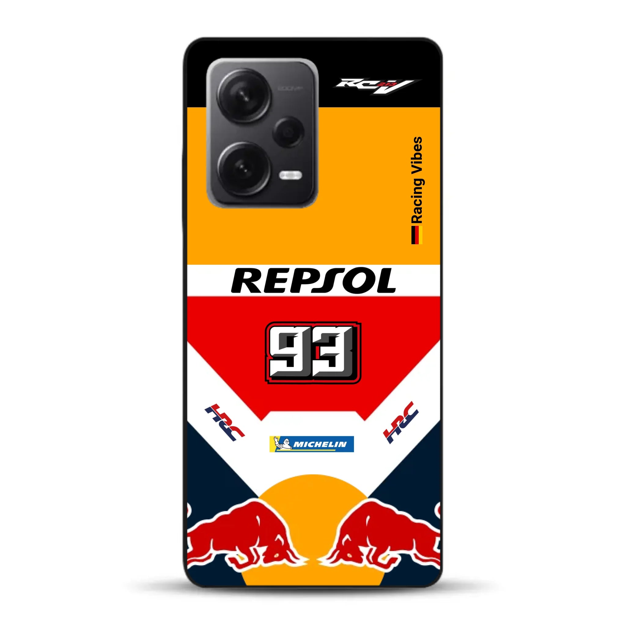 RC213V MotoGP Marc Márquez 2019 Champion Livery - Custodia per cellulare personalizzata per Xiaomi