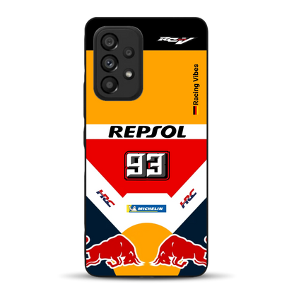 RC213V MotoGP Marc Márquez 2019 Champion Livery - Custodia per cellulare personalizzata per Samsung