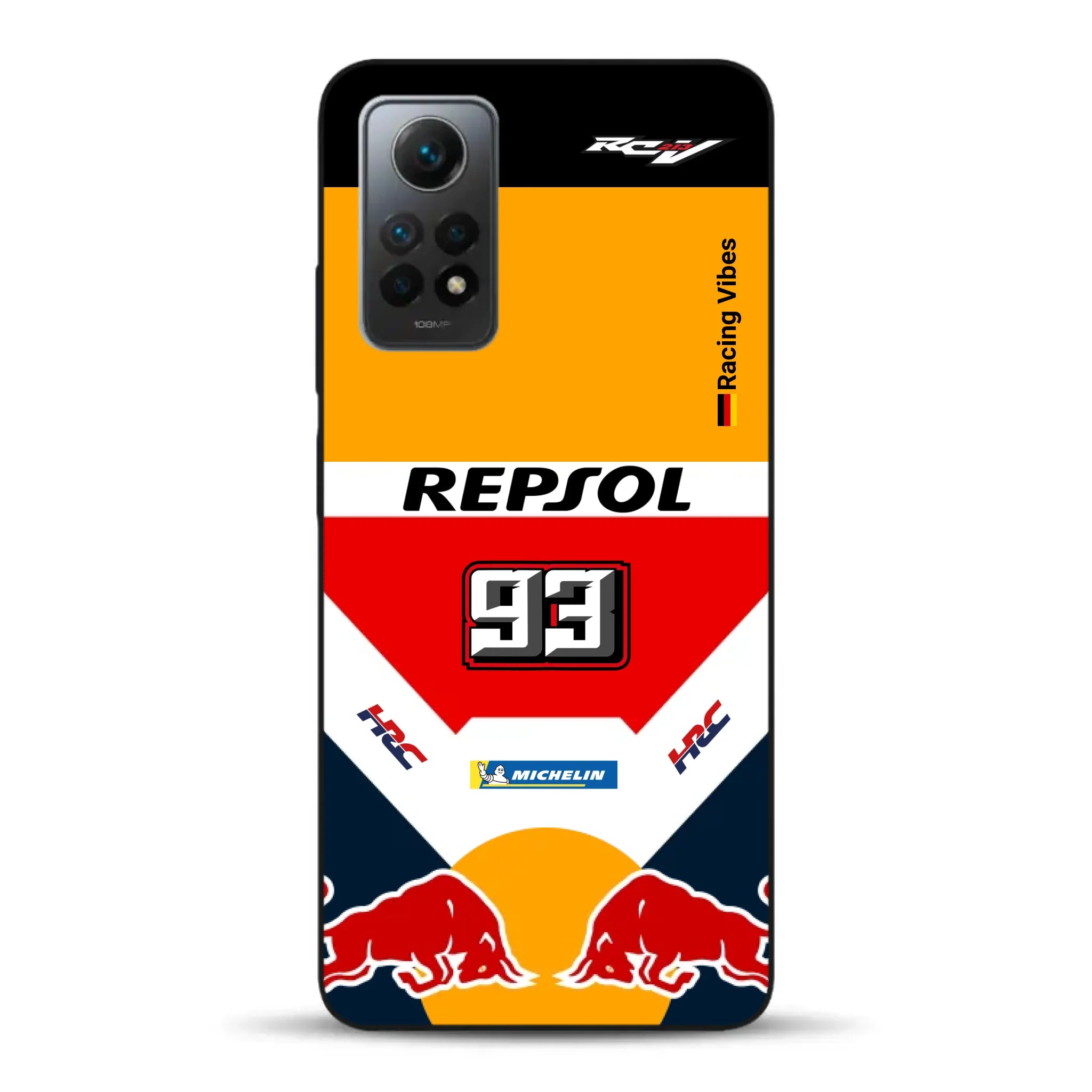 RC213V MotoGP Marc Márquez 2019 Champion Livery - Custodia per cellulare personalizzata per Xiaomi