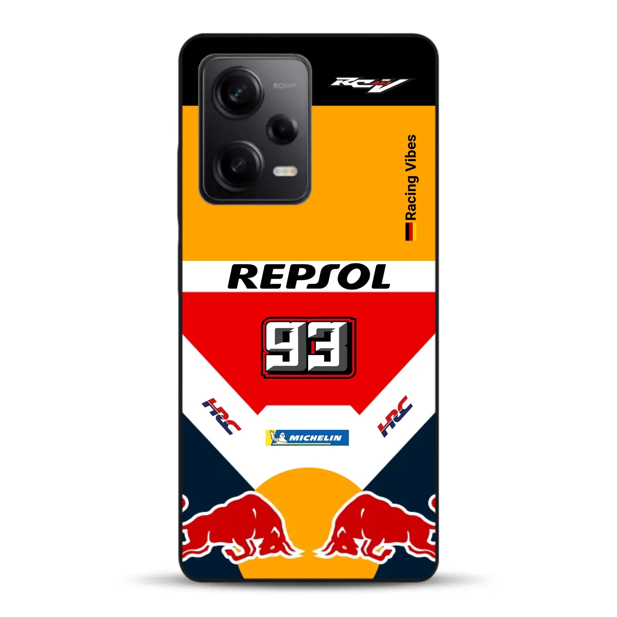 RC213V MotoGP Marc Márquez 2019 Champion Livery - Custodia per cellulare personalizzata per Xiaomi