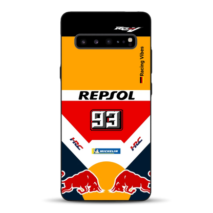 RC213V MotoGP Marc Márquez 2019 Champion Livery - Custodia per cellulare personalizzata per Samsung