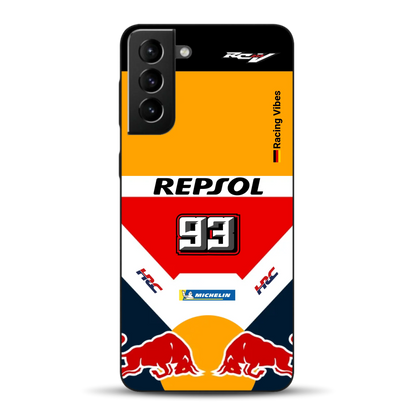 RC213V MotoGP Marc Márquez 2019 Champion Livery - Custodia per cellulare personalizzata per Samsung