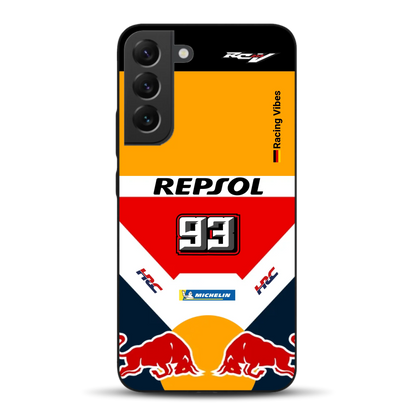 RC213V MotoGP Marc Márquez 2019 Champion Livery - Custodia per cellulare personalizzata per Samsung
