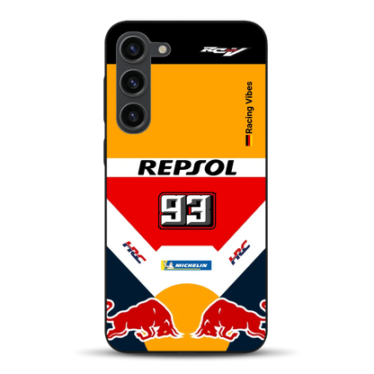 RC213V MotoGP Marc Márquez 2019 Champion Livery - Custodia per cellulare personalizzata per Samsung