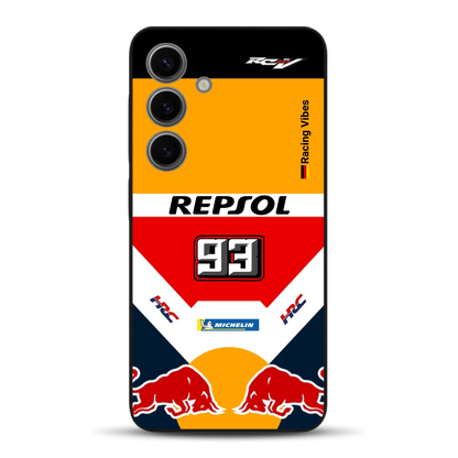RC213V MotoGP Marc Márquez 2019 Champion Livery - Custodia per cellulare personalizzata per Samsung