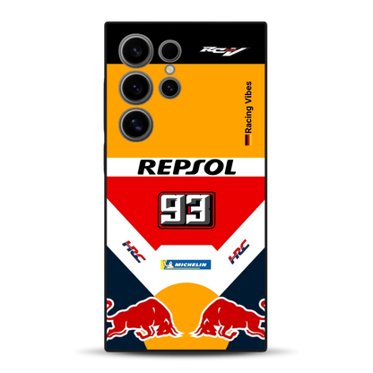RC213V MotoGP Marc Márquez 2019 Champion Livery - Custodia per cellulare personalizzata per Samsung