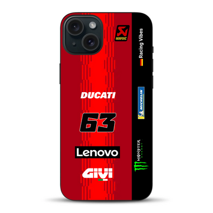 Desmosedici GP25 MotoGP 2025 Livery - Individuelle Handyhülle für iPhone