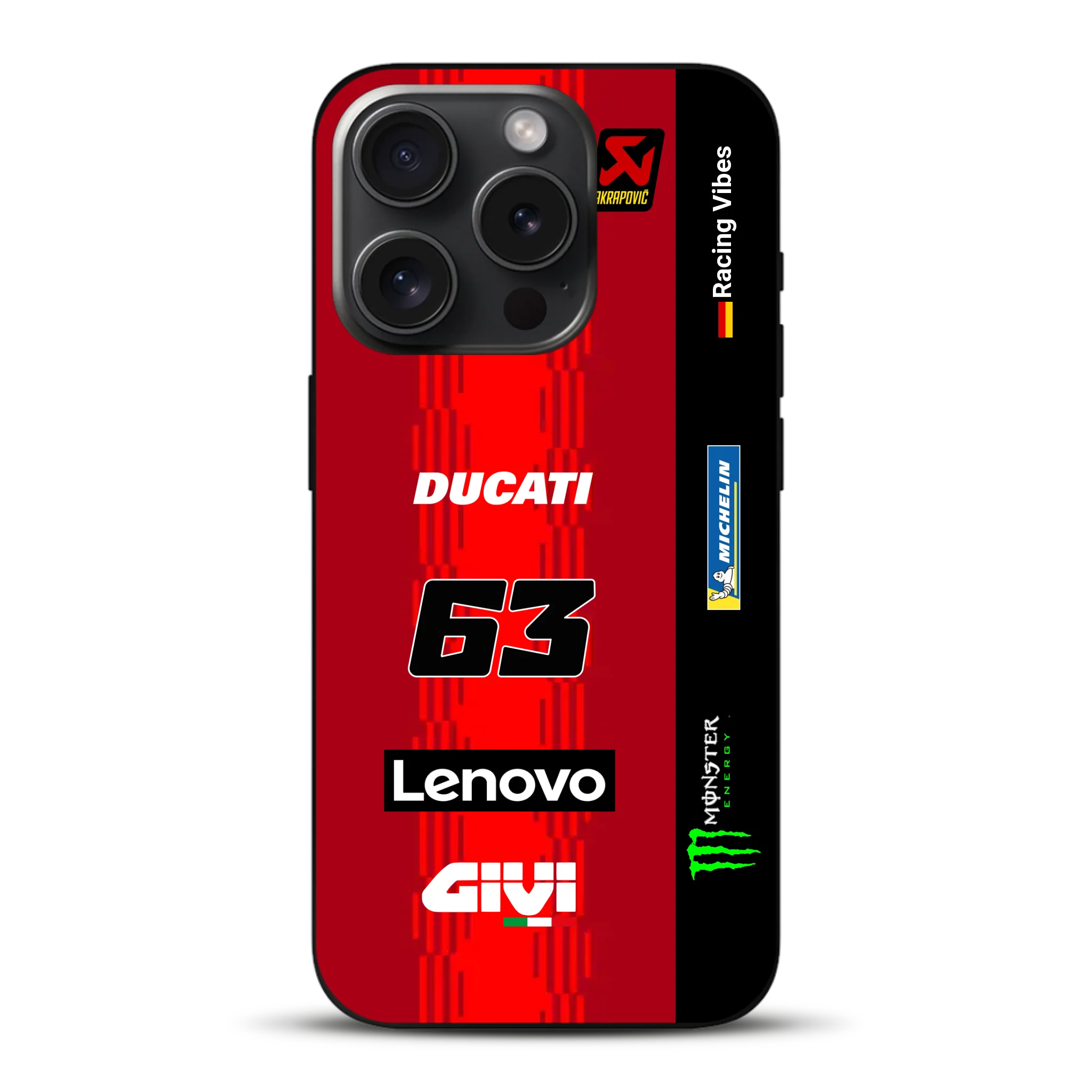 Desmosedici GP25 MotoGP 2025 Livery - Individuelle Handyhülle für iPhone
