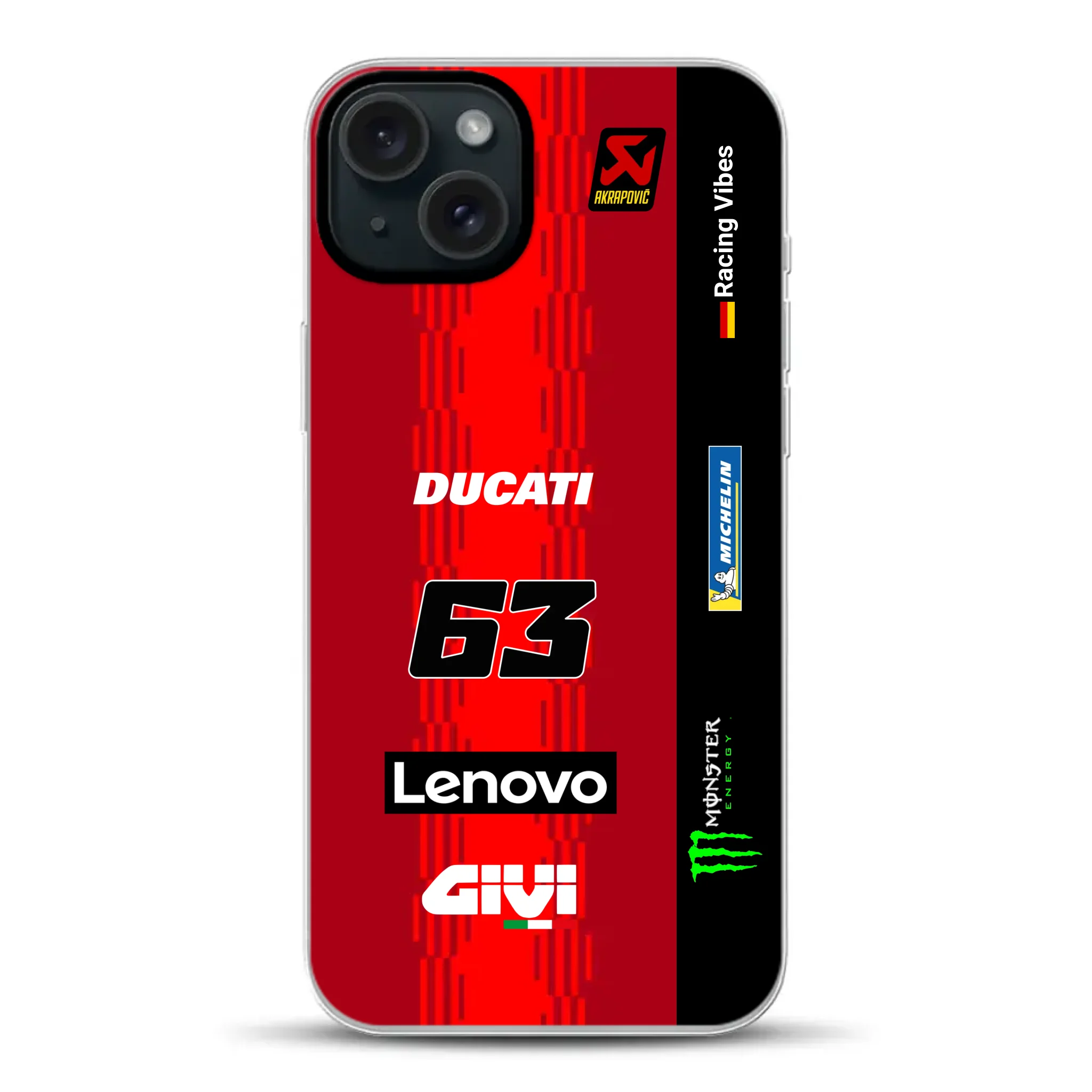 Desmosedici GP25 MotoGP 2025 Livery - Individuelle Handyhülle für iPhone