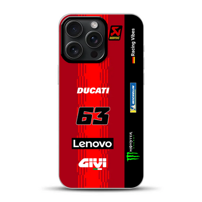 Desmosedici GP25 MotoGP 2025 Livery - Individuelle Handyhülle für iPhone