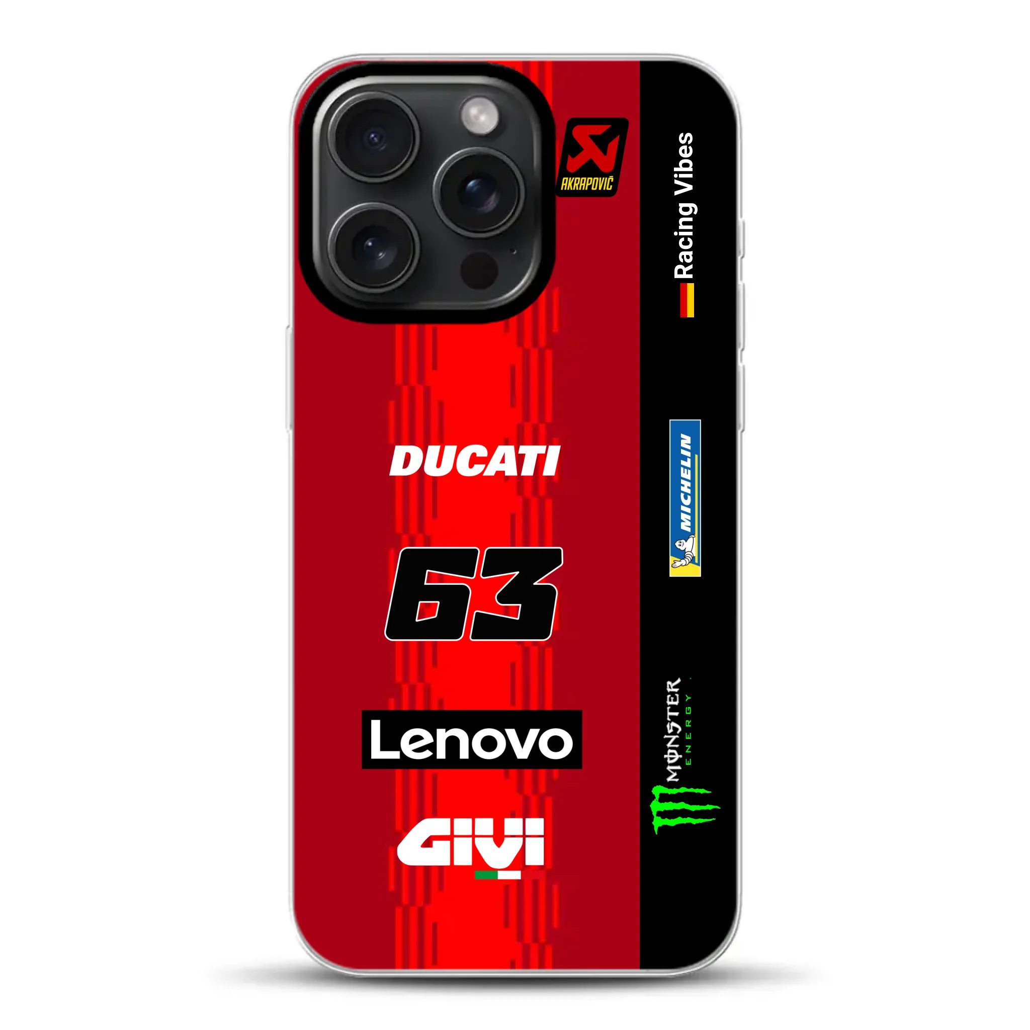 Desmosedici GP25 MotoGP 2025 Livery - Individuelle Handyhülle für iPhone