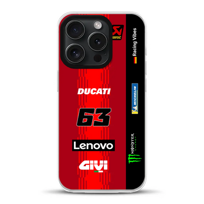 Desmosedici GP25 MotoGP 2025 Livery - Individuelle Handyhülle für iPhone