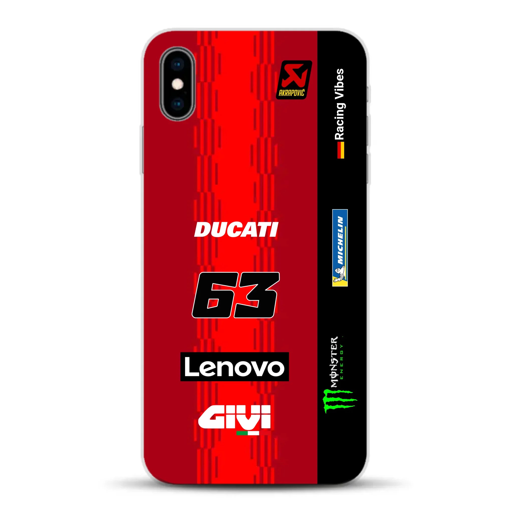 Desmosedici GP25 MotoGP 2025 Livery - Individuelle Handyhülle für iPhone