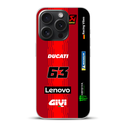 Desmosedici GP25 MotoGP 2025 Livery - Individuelle Handyhülle für iPhone